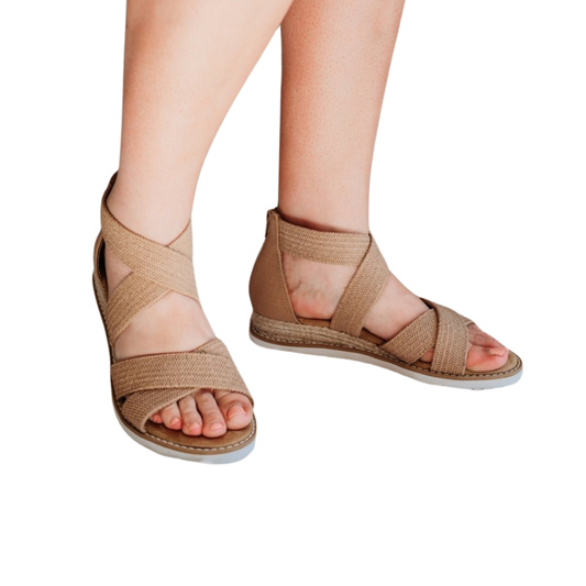 Sadie Sandal in Tan